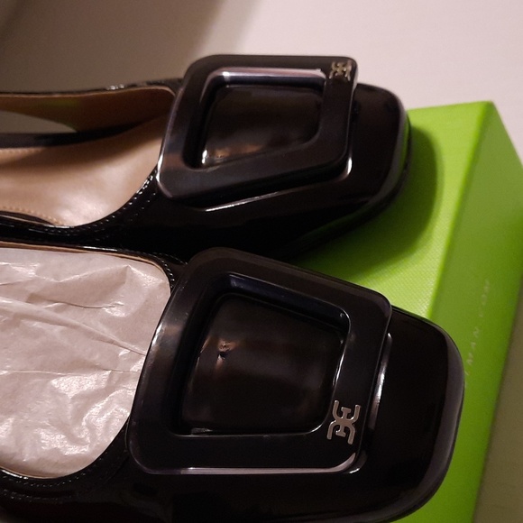 Sam Edleman Tracie black patent strappy slingback size 6 M - Picture 9 of 14